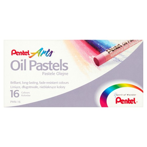 Pastele olejne Pentel PHN mix 16 kolorów