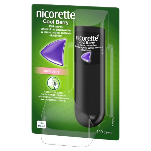 Nicorette Cool Berry aerozol 13,6mg/ml - 150 dawek