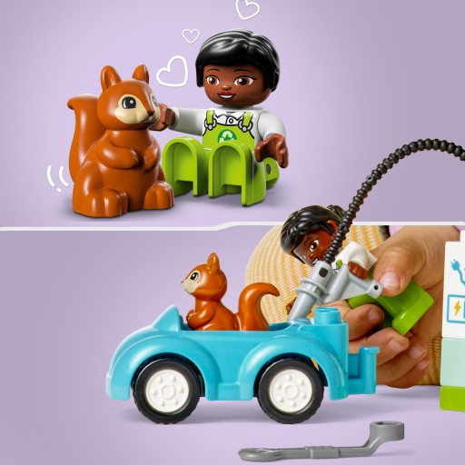DUPLO 10985 Ветряная турбина и электромобиль