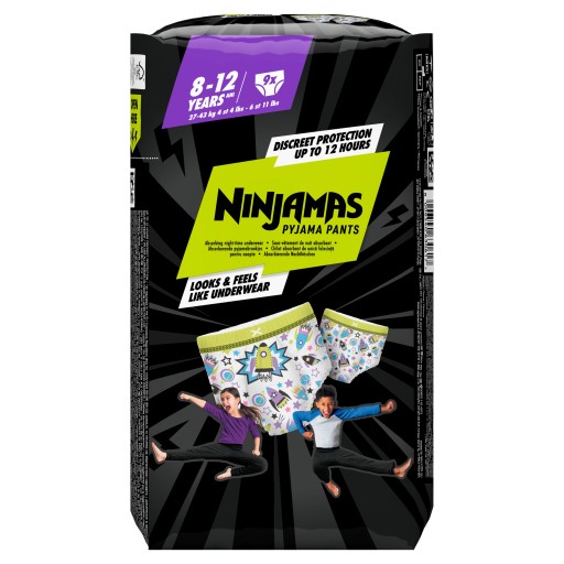 Pampers Ninjamas Pyjama Pants — пижамные подгузники-трусики, 27–43 кг, «Космические корабли», 9