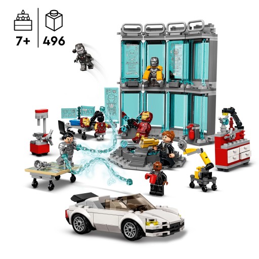 LEGO Super Heroes 76216 Zbrojownia Iron Mana