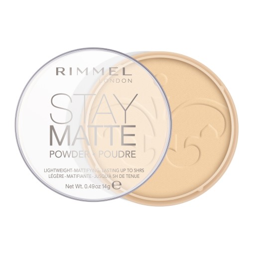 Rimmel Stay Matte 001 Прозрачная прессованная пудра