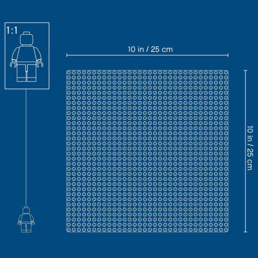 LEGO Classic 11010 Biała płytka konstrukcyjna