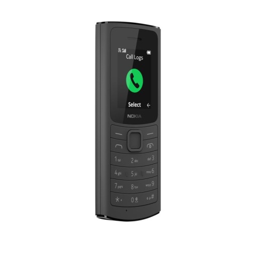Телефон NOKIA 110 4G черный с двумя SIM-картами