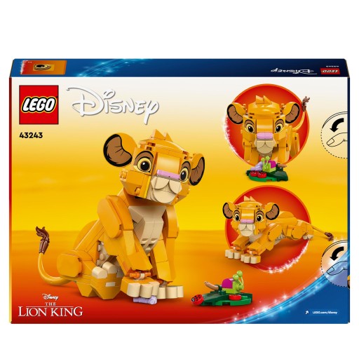 LEGO DISNEY КОРОЛЬ ЛЕВ ЛЕВЕНОК СИМБА 43243 + БЕСПЛАТНЫЙ ПОДАРОЧНЫЙ СУМОК LEGO