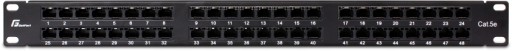GETFORT Patch panel patchpanel RACK 19' 5e 48p UTP