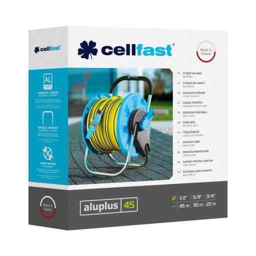 ПОДСТАВКА ДЛЯ КАТУШКИ ДЛЯ ШЛАНГА ALUPLUS 45 м CELLFAST ALUPLUS