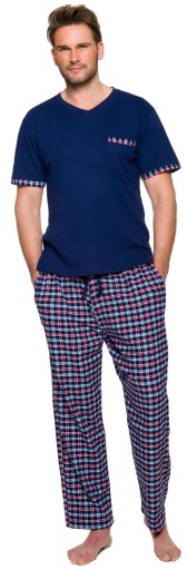 МУЖСКИЕ ХЛОПКОВЫЕ ПИЖАМЫ ФЛАНЕЛЕВЫЕ БРЮКИ — XXXL