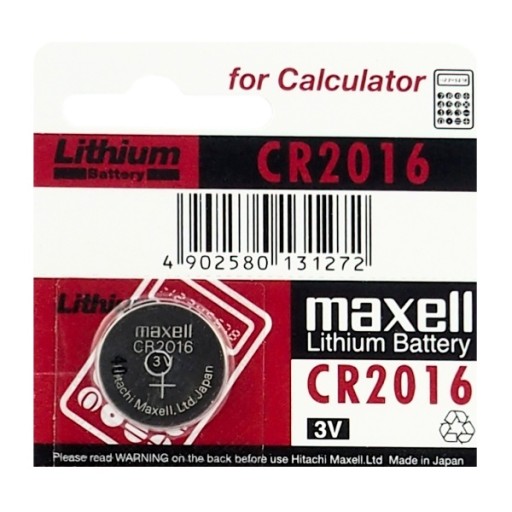 BATERIA litowa MAXELL CR 2016 3V Japan - 10 SZTUK