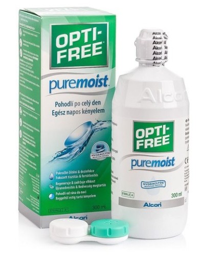 КОНТАКТНЫЕ ЛИНЗЫ OPTI-FREE PUREMOIST 3X300ML ЖИДКОСТЬ + БЕСПЛАТНЫЙ КОНТЕЙНЕР