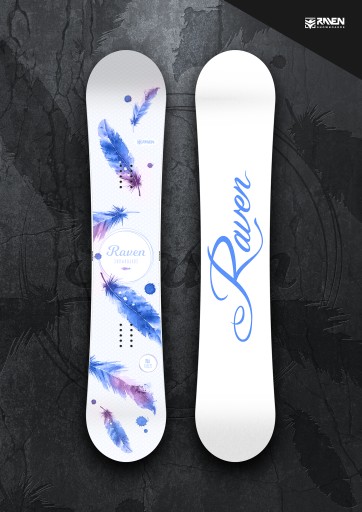 Deska snowboardowa RAVEN Mia White 153cm + wiązania FT360