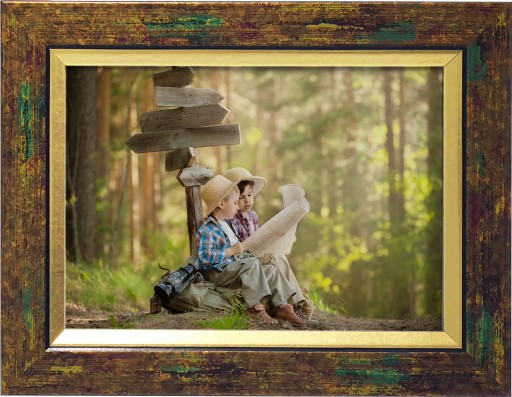 Рамка для фотодиплома Токио 15x21 золотая C