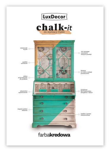 Меловая краска Chalk It Sweet Rose для мебели 750мл