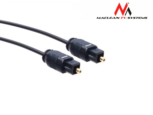 Kabel przewód optyczny CYFROWY TOSLINK SLIM T-T 1m