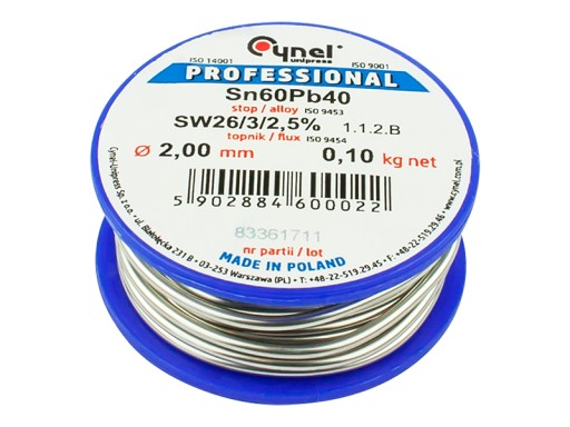 Банка 2мм 100г Sn60Pb40 Cynel