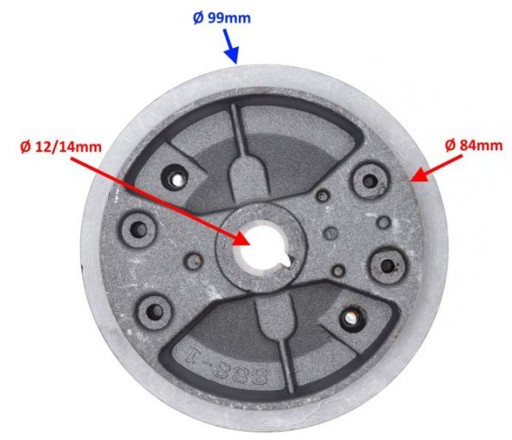 КАРМАННЫЙ ВЕЛОСИПЕДНЫЙ ВЕНТИЛЯТОР MAGNETO FLYWHEEL KDX