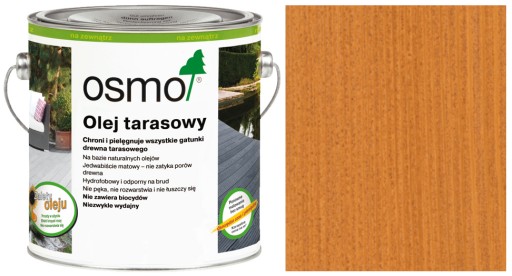 OSMO лиственница ЗАЩИТНОЕ МАСЛО для террасы 2,5 л