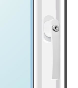 WINDOW SECURITY Алюминиевая ручка для ключа