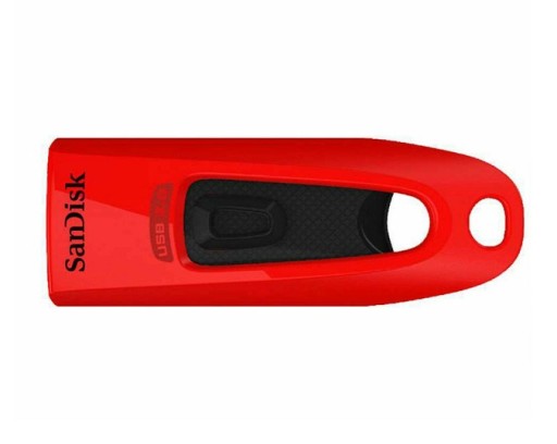Флеш-накопитель SANDISK CRUZER ULTRA 32 ГБ USB 3.0 красный