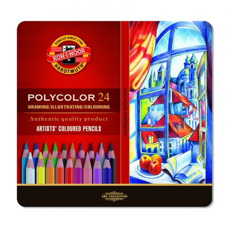 Мелки KOH-I-NOOR POLYCOLOR 24 цвета 3824 кассеты