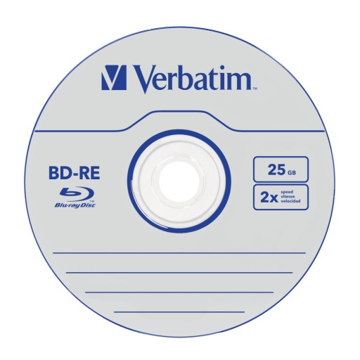 Диски Blu-ray Verbatim BD-RE SL 25ГБ 2x5 шт.