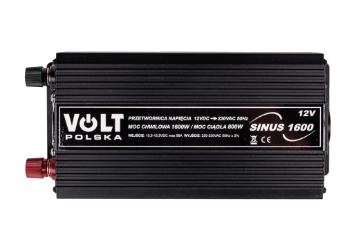 Преобразователь Volt Polska Sinus 800/1600Вт 12В/230В