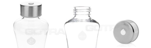 Эко стеклянная бутылка для воды EQUA GINGER 550мл