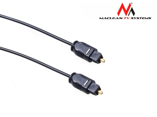 Kabel przewód optyczny CYFROWY TOSLINK SLIM T-T 1m