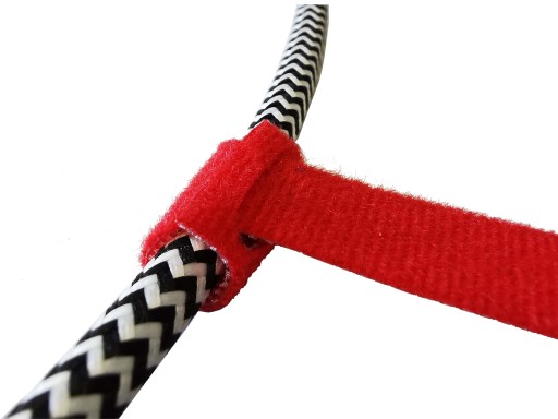 Organizer na kable Opaski zaciskowe Rzep wielokrotnego użytku 20 cm 10szt