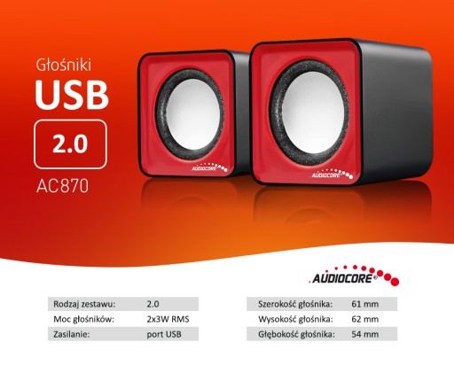 КОМПЬЮТЕРНЫЕ ДИНАМИКИ 2.0 USB для НОУТБУКОВОГО КОМПЬЮТЕРА