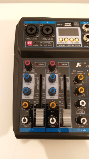 Микшерный пульт 6 каналов домашний mp3 BT studio