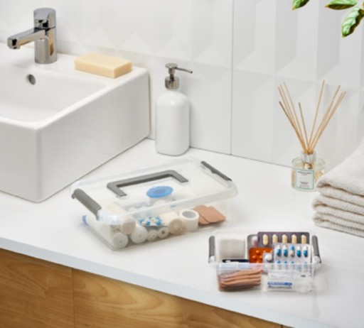 КОНТЕЙНЕРНАЯ КОРОБКА С КРЫШКОЙ ДЛЯ LEGO ORGANIZER 6L