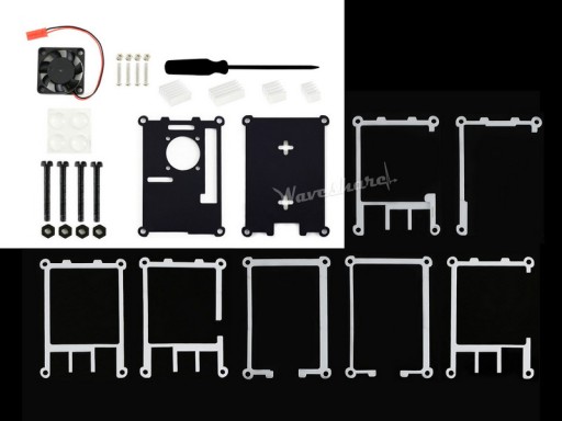 Корпус для Raspberry Pi 4, вентилятор радиатора