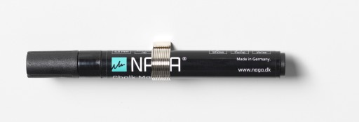 ЧЕРНЫЕ маркеры NAGA 4,5мм для стеклянных досок, 2 шт.