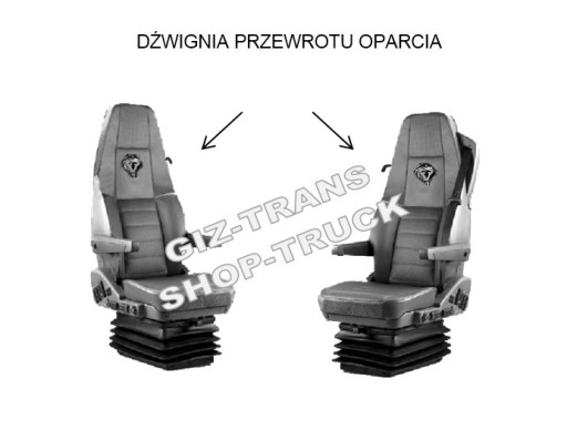 ЧЕХОЛЫ VOLVO FH 2002 ГОДА КОЖА/ШНУР 1 РЕМНЯ МДП
