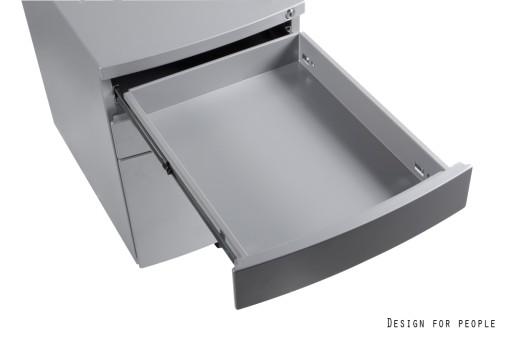Metalowa szafka KONTENER SZUFLADY RP-04-black