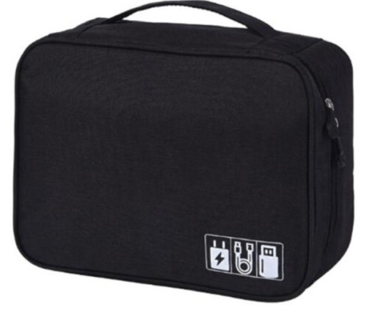 ORGANIZER ETUI TORBA PODRÓŻNA POKROWIEC NA KABLE ŁADOWARKI 5 RZEPÓW GRATIS
