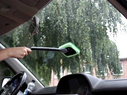 ГУБКА ИЗ МИКРОФИБРЫ ДЛЯ МЫТЬЯ СТЕКЛА АВТОМОБИЛЯ