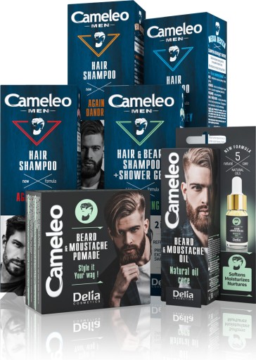 DELIA CAMELEO МУЖСКАЯ КРАСКА ДЛЯ БОРОДЫ И УСОВ 4.0 средне-коричневый