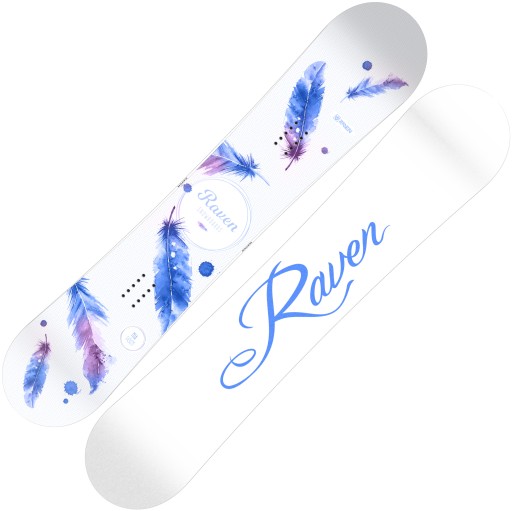 Deska snowboardowa RAVEN Mia White 153cm + wiązania FT360