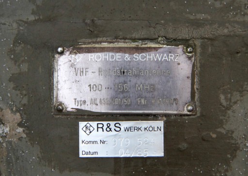 КУЛИНЕАРНАЯ АНТЕННА ROHDE SCHWARZ 100–158 МГц