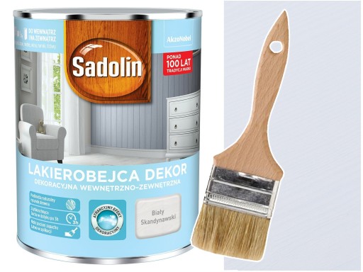 Морилка Sadolin DEKOR Белый Скандинавский 2,5л