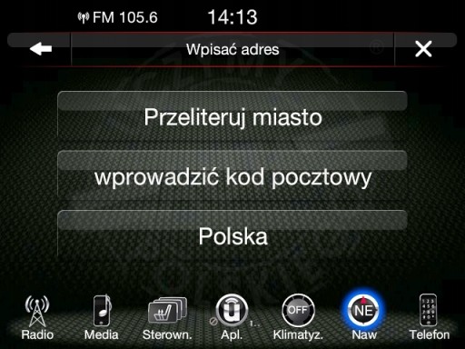 JEEP GRAND CHEROKEE UC84 ПОЛЬСКОЕ МЕНЮ РАДИО КАРТА