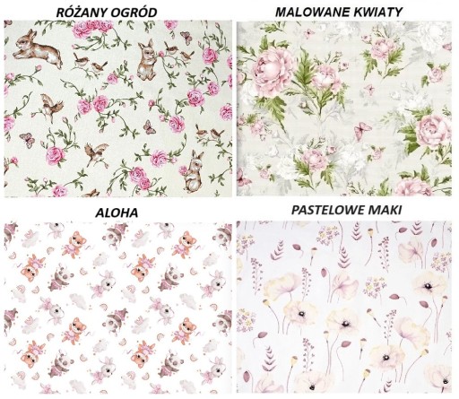 LaMinia Koc Kocyk Minky Przedszkolaka 100x135 PUDROWY RÓŻ + WZORKI