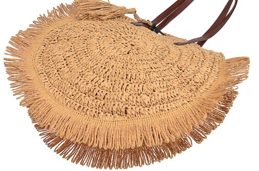 Женская соломенная сумка AMALIA, корзина из рафии BOHO