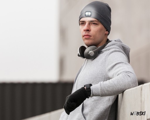Шапка с фонариком и светодиодной USB-лампой для SKI BOARD