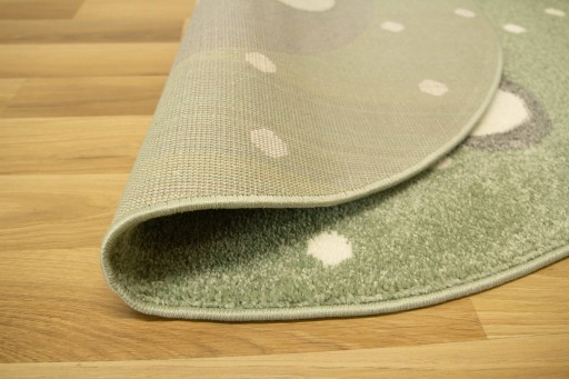 Обвенчались. 140 см КРУГЛЫЙ КОВЕР LIMA BEAR GREY PASTEL OLIVE CREAM