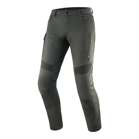 Мотоциклетные джинсы REBELHORN VANDAL TWILL OLIVE зеленые БЕСПЛАТНО БЕСПЛАТНО