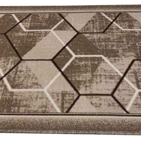 АНТИСКОЛЬЗЯЩИЙ КОВРИК HEXAGON, БЕЖЕВЫЙ, СОВРЕМЕННЫЙ, 70 см