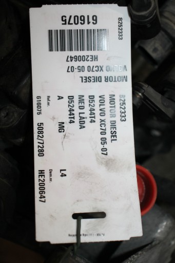 ДВИГАТЕЛЬ VOLVO V70 S60 XC70 XC90 2.4 D5 185 D5244T4